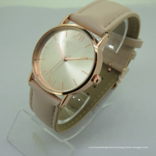 Preço de relógio com imagem de quartzo de luxo personalizado do Japão movt com senhora